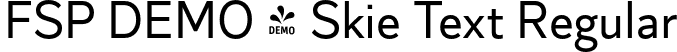 FSP DEMO - Skie Text Regular font - Fontspring-DEMO-skie-text.otf