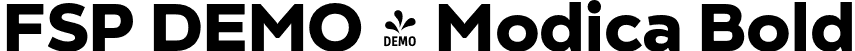 FSP DEMO - Modica Bold font - Fontspring-DEMO-modica-bold.otf