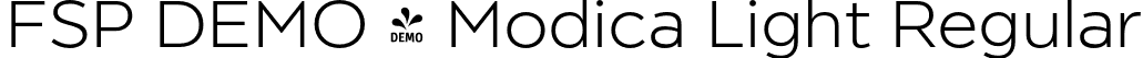 FSP DEMO - Modica Light Regular font - Fontspring-DEMO-modica-light.otf