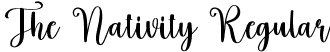 The Nativity Regular font - The Nativity.ttf
