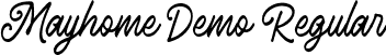 Mayhome Demo Regular font - Mayhomedemo-Ea2wj.otf