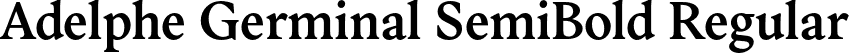 Adelphe Germinal SemiBold Regular font - Adelphe-GerminalSemiBold.otf