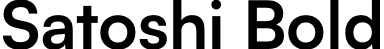 Satoshi Bold font - Satoshi-Bold.otf