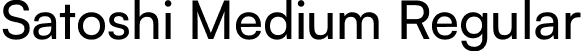 Satoshi Medium Regular font - Satoshi-Medium.otf