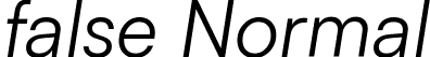 false Normal font - Satoshi-Italic.ttf