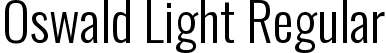 Oswald Light Regular font - Oswald-Light.ttf