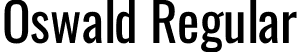 Oswald Regular font - Oswald-Regular.otf