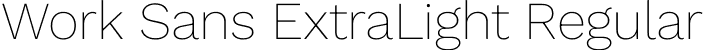 Work Sans ExtraLight Regular font - WorkSans-ExtraLight.ttf