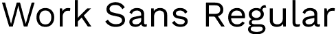 Work Sans Regular font - WorkSans-Regular.ttf