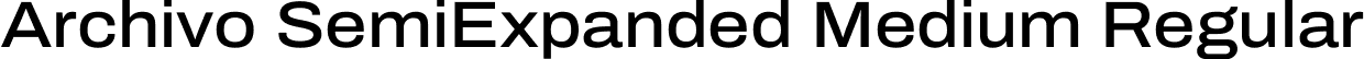 Archivo SemiExpanded Medium Regular font - Archivo_SemiExpanded-Medium.ttf