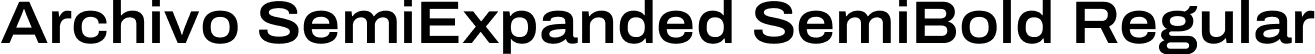 Archivo SemiExpanded SemiBold Regular font - Archivo_SemiExpanded-SemiBold.ttf