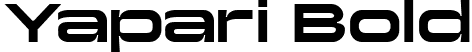 Yapari Bold font - Yapari-Bold.ttf