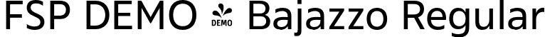 FSP DEMO - Bajazzo Regular font - Fontspring-DEMO-bajazzo-rg.otf