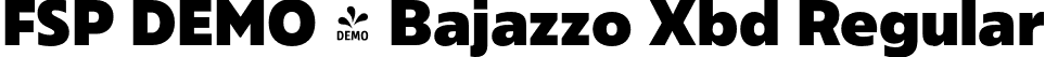FSP DEMO - Bajazzo Xbd Regular font - Fontspring-DEMO-bajazzo-xbd.otf