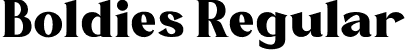 Boldies Regular font - boldies.otf