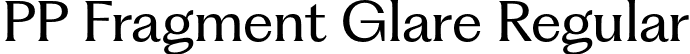 PP Fragment Glare Regular font - PPFragment-GlareRegular.otf