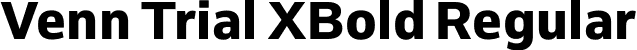 Venn Trial XBold Regular font - Venn_Trial_XBd.ttf