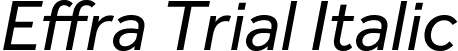Effra Trial Italic font - Effra_Trial_It.ttf