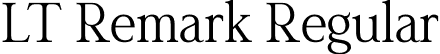 LT Remark Regular font - ltremark-may2021.otf