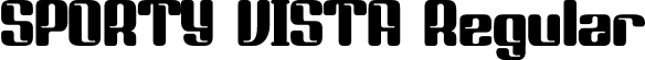 SPORTY VISTA Regular font - SPORTY-VISTA.otf