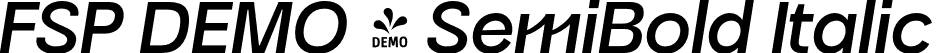 FSP DEMO - SemiBold Italic font - Fontspring-DEMO-romena-semibolditalic.otf