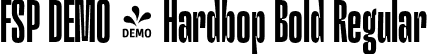 FSP DEMO - Hardbop Bold Regular font - Fontspring-DEMO-hardbop-bold.otf