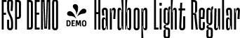 FSP DEMO - Hardbop Light Regular font - Fontspring-DEMO-hardbop-light.otf