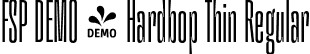 FSP DEMO - Hardbop Thin Regular font - Fontspring-DEMO-hardbop-thin.otf