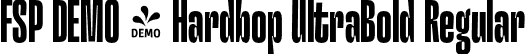 FSP DEMO - Hardbop UltraBold Regular font - Fontspring-DEMO-hardbop-ultrabold.otf