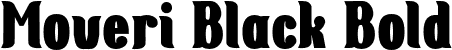 Moveri Black Bold font - Moveripersonaluse-Black.otf