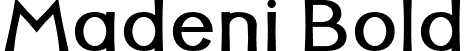 Madeni Bold font - MadeniPersonalUse-Bold.otf