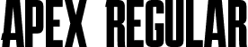 Apex Regular font - Apex Regular.otf