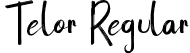 Telor Regular font - Telor.ttf
