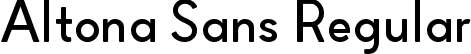 Altona Sans Regular font - AltonaSansRegular-6YBqq.ttf