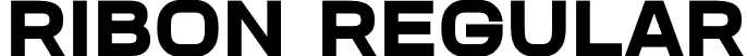 RIBON Regular font - RIBON.otf