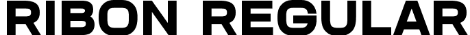 RIBON Regular font - RIBON.ttf