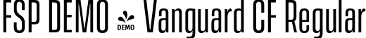 FSP DEMO - Vanguard CF Regular font - Fontspring-DEMO-vanguardcf-regular.otf