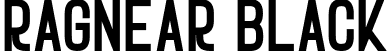 Ragnear Black font - RagnearBlack-51RMj.ttf