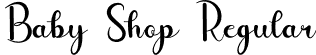 Baby Shop Regular font - BabyShop.otf