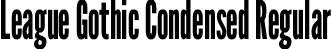 League Gothic Condensed Regular font - LeagueGothic_Condensed-Regular.ttf