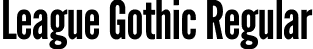 League Gothic Regular font - LeagueGothic-Regular-VariableFont_wdth.ttf