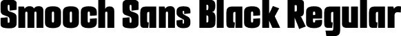 Smooch Sans Black Regular font - SmoochSans-Black.otf