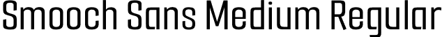 Smooch Sans Medium Regular font - SmoochSans-Medium.otf
