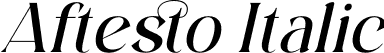 Aftesto Italic font - Aftesto Italic.otf