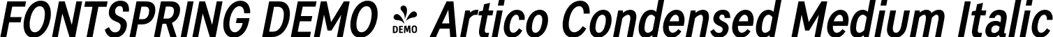 FONTSPRING DEMO - Artico Condensed Medium Italic font - Fontspring-DEMO-articocond-mediumit.otf