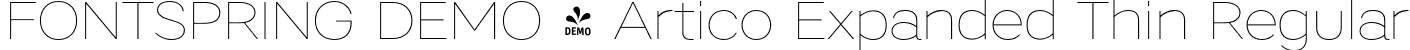 FONTSPRING DEMO - Artico Expanded Thin Regular font - Fontspring-DEMO-articoexpanded-thin.otf