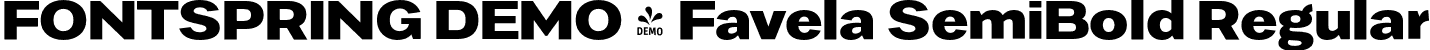 FONTSPRING DEMO - Favela SemiBold Regular font - Fontspring-DEMO-favela-semibold.otf