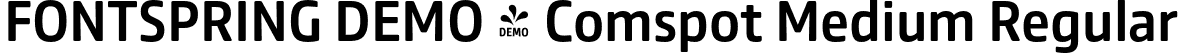 FONTSPRING DEMO - Comspot Medium Regular font - Fontspring-DEMO-comspot-medium.otf