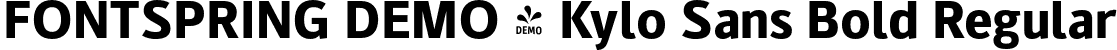 FONTSPRING DEMO - Kylo Sans Bold Regular font - Fontspring-DEMO-kylosans-bold.otf