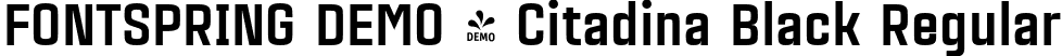 FONTSPRING DEMO - Citadina Black Regular font - Fontspring-DEMO-citadina_black.otf